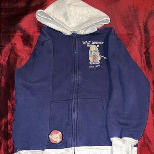 Disney Parks Youth zip up hoodie. Size large. Great vintage condition